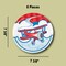 8 Ct. Up & Away Airplane Dessert Plates 7.38" Paper Plates for Travel & Birthday Themes